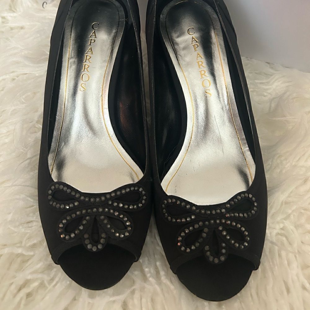 Capparos vintage peep to shoes